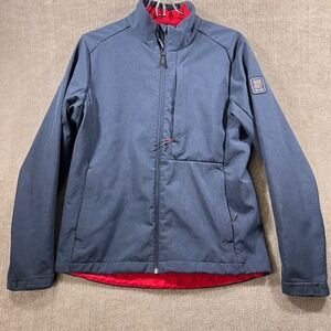 Chick Fil A Team Style OOBE Soft Shell Jacket Blue Women Size M